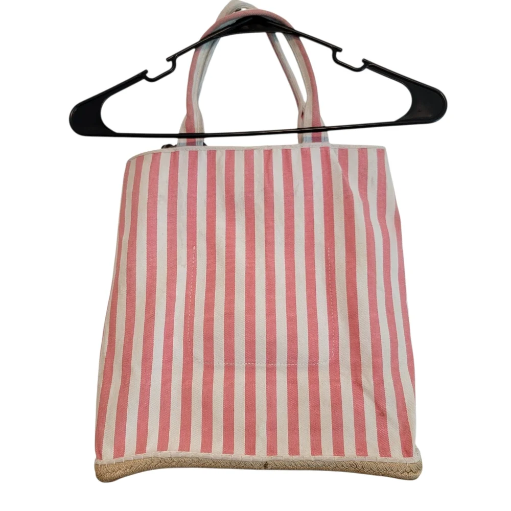 2 Saldarini 1882 Striped Espabag Cotton Tote Bucket Bags Beach Nautical *READ!*